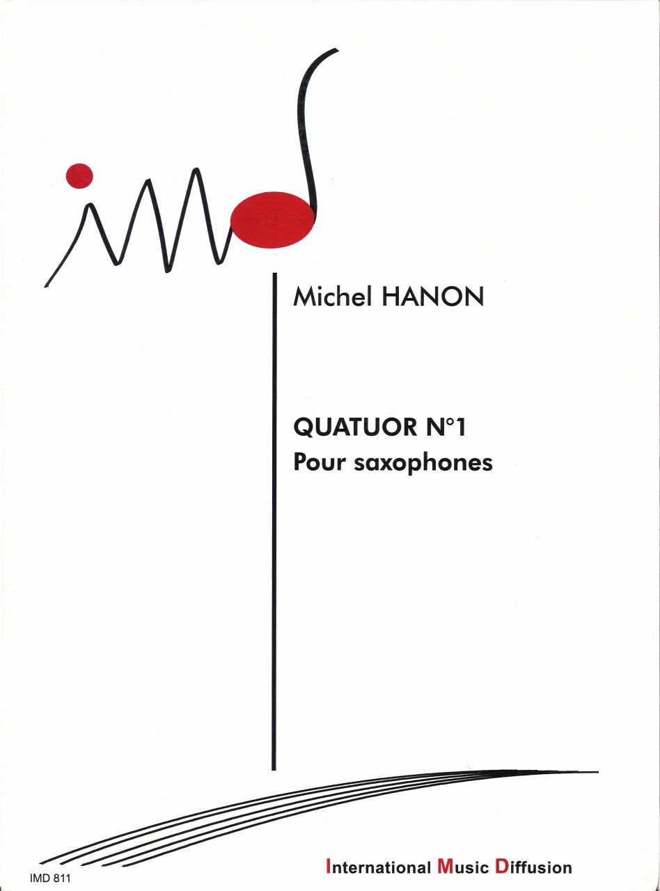 Hanon, Quatuor No. 1 (SATBr Sax) (IMD (International Music Diffusion))