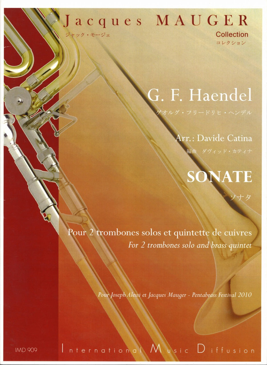 Handel, Sonate (2Tbn Soli,Brass Quintet) (IMD (International Music Diffusion))