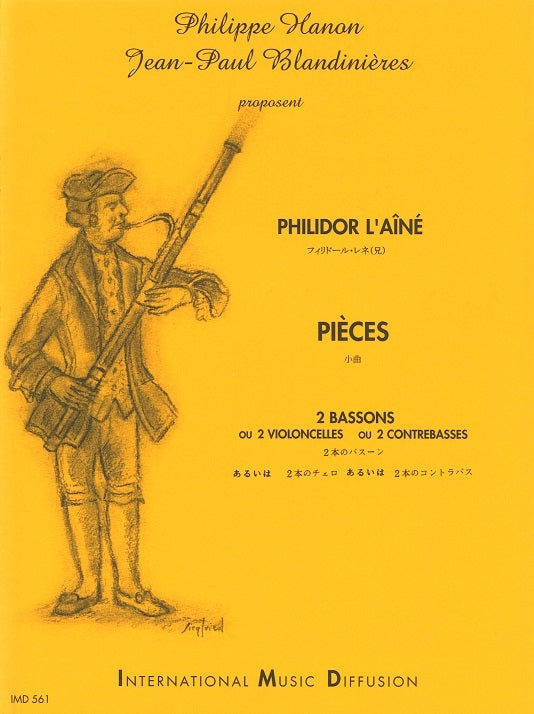 Philidor,A.D., Pieces (2Bn/2Vc/2CB) (IMD (International Music Diffusion))