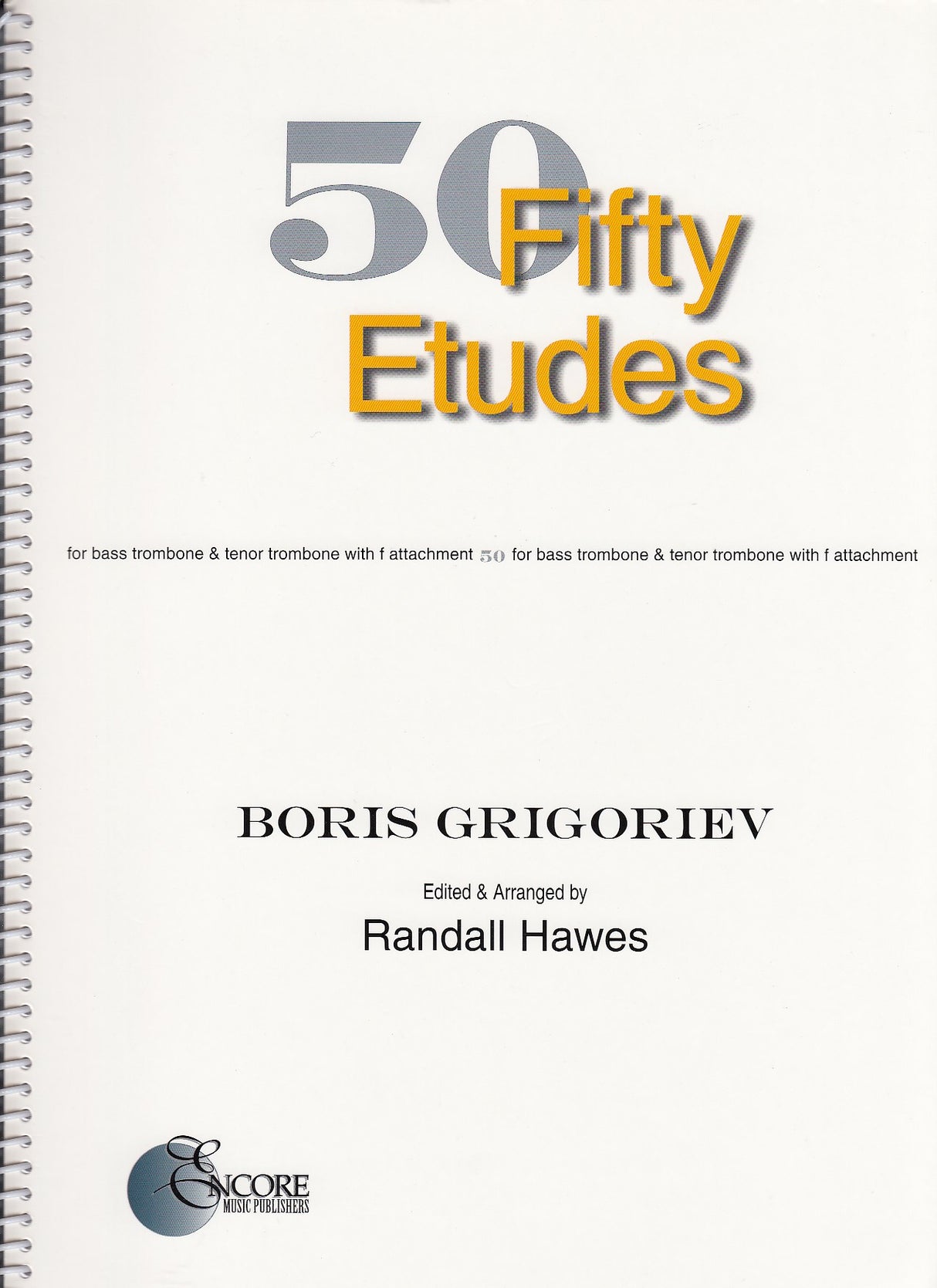 Grigoriev, 50 Etudes (BTbn/Tbn) (Hawes) (Encore Music)