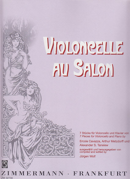 Violoncelle au Salon: 7 Stucke (Zimmermann)