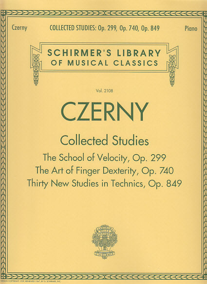 Czerny, Collected Studies (G.Schirmer)