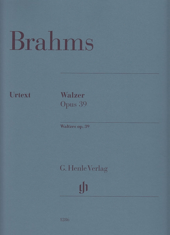 Brahms, Walzer op. 39 (Eich) (Henle)