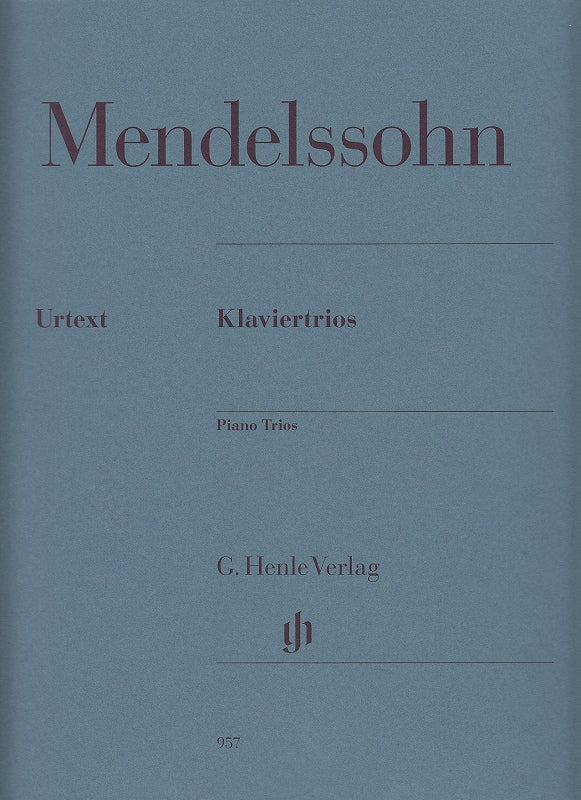 Mendelssohn, Piano Trios op. 49, 66(rev) (Henle)