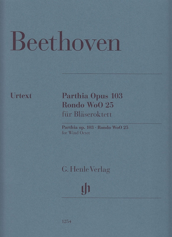 Beethoven, Parthia/Octet op. 103; WoO 25 (Henle)