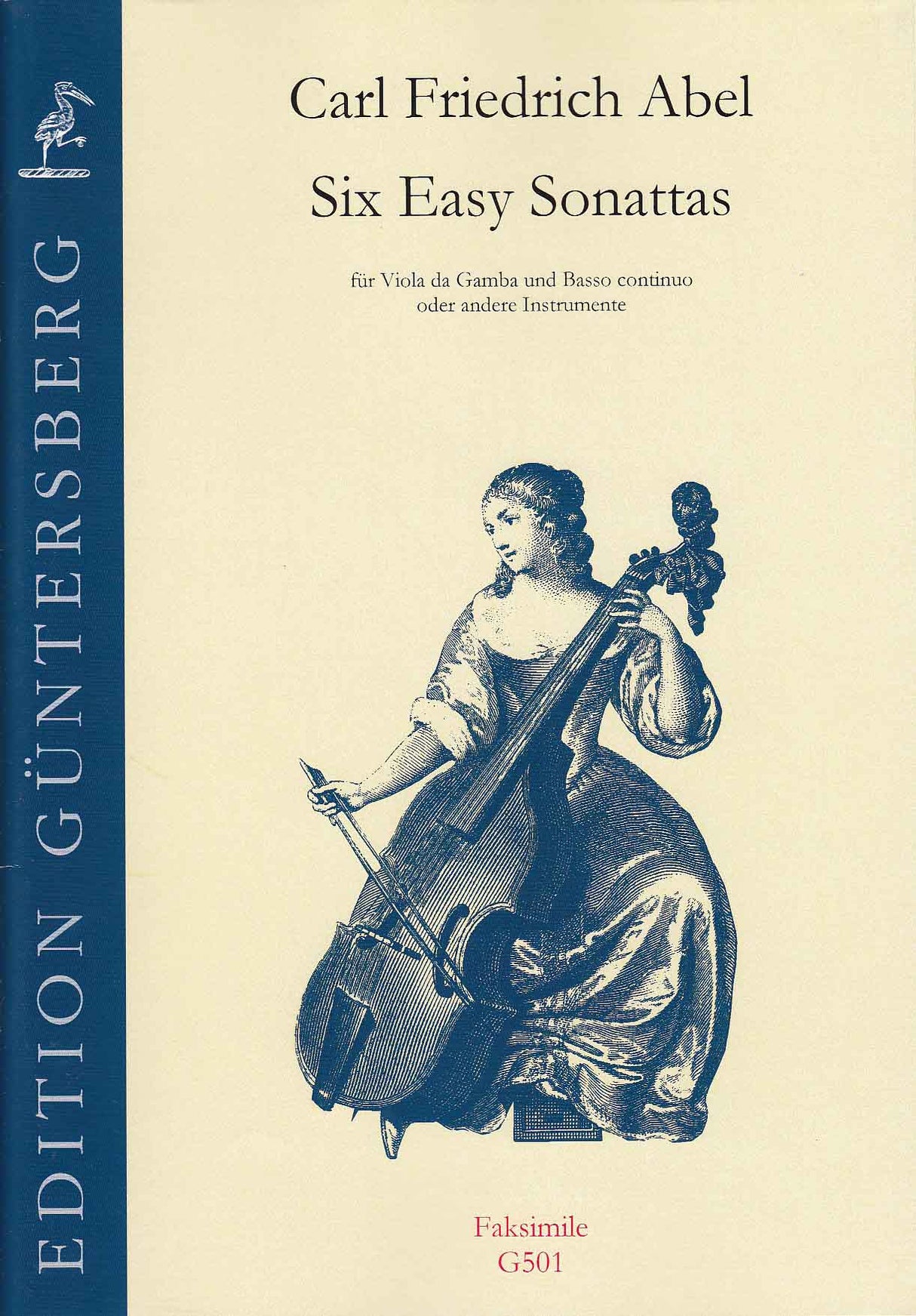 Abel, 6 Easy Sonattas WOK 141-146 (Facs) (Guntersberg/Walhall)
