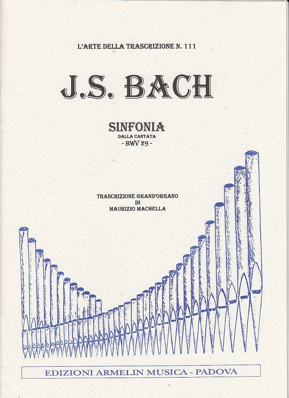 Bach, Sinfonia BWV 29 (Machella) (Armelin Musica)