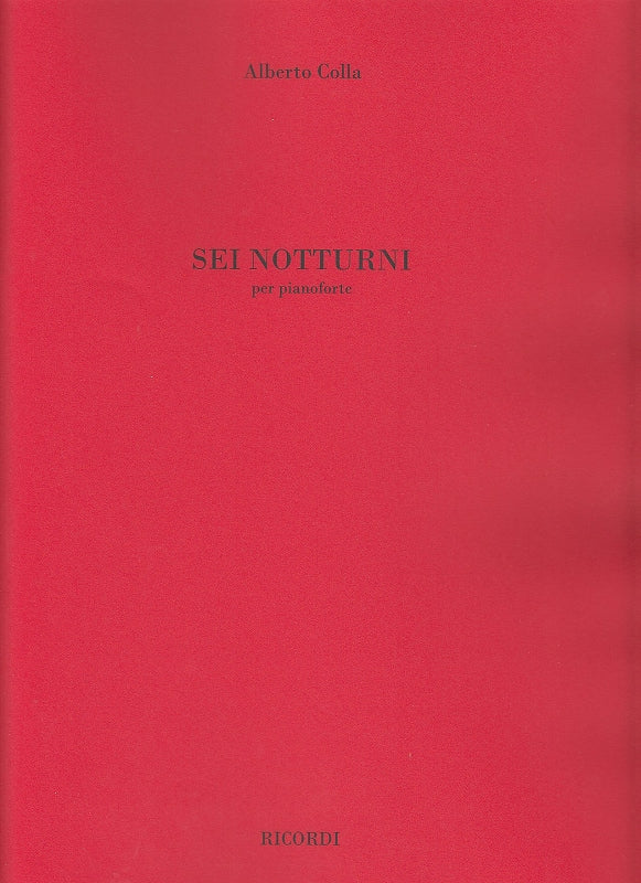 Colla, 6 Notturni (Ricordi)