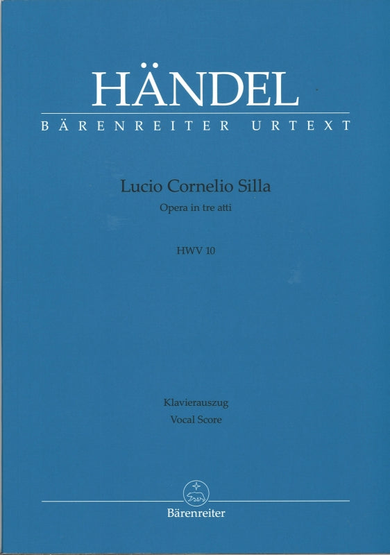 Handel, HWV 10 Lucio Cornelio Silla (Barenreiter)