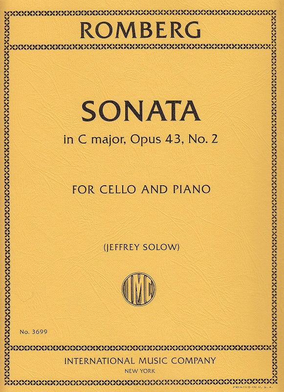 Romberg, Sonata op. 43/2 in C (Solow) (IMC)