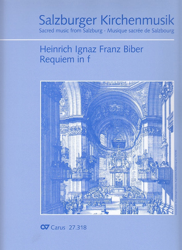 Biber, Requiem in f (Full Score) (Carus)