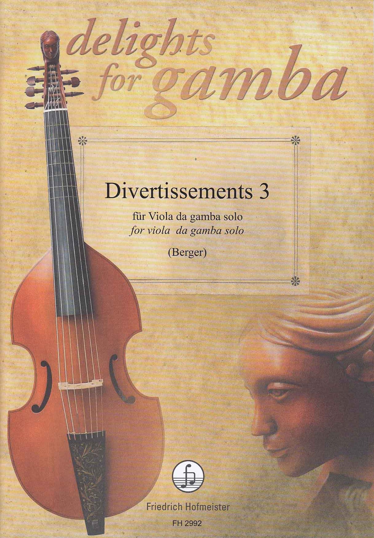 Delights for Gamba. Divertissements 3 (Hofmeister)