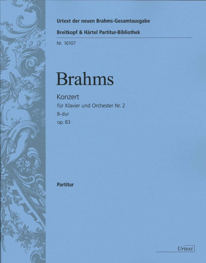 Brahms, Concerto for Piano No. 2 Score (Henle/Breitkopf)