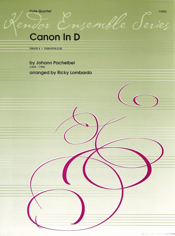 Pachelbel, Canon in D (4Fl) (Kendor)