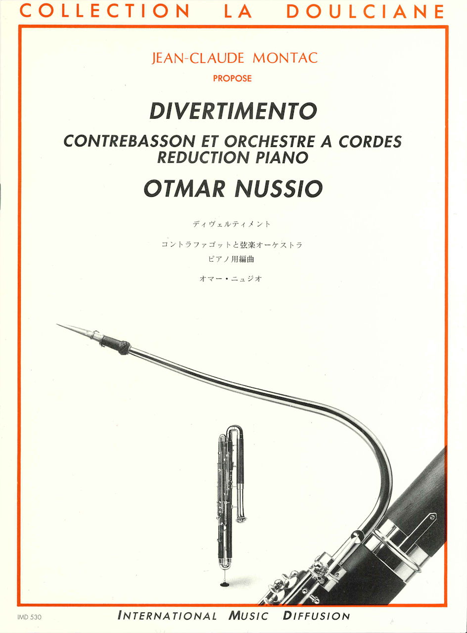 Nussio, Divertimento (DBn,Pf) (IMD (International Music Diffusion))