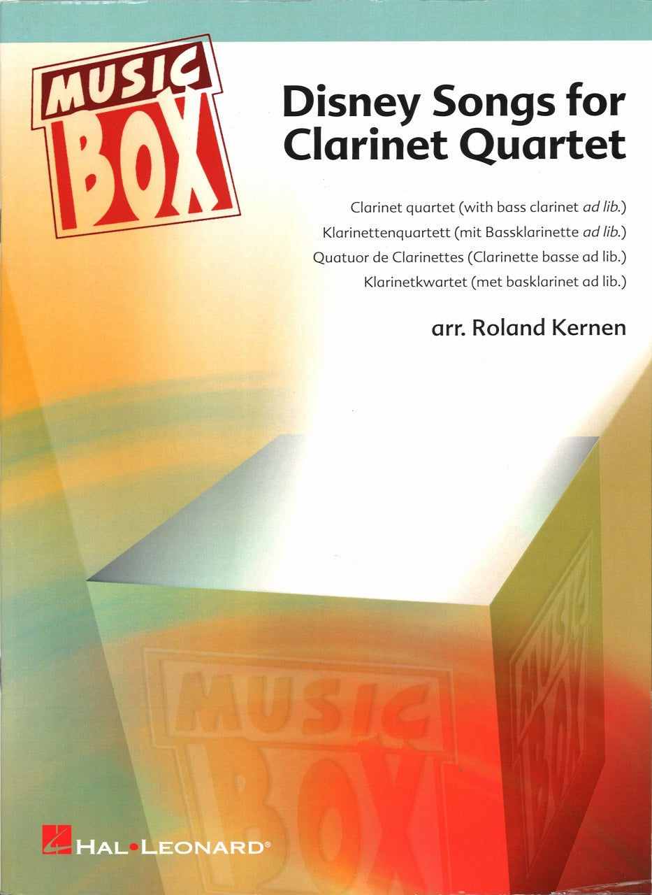 Disney Songs for Clarinet Quartet (De Haske)