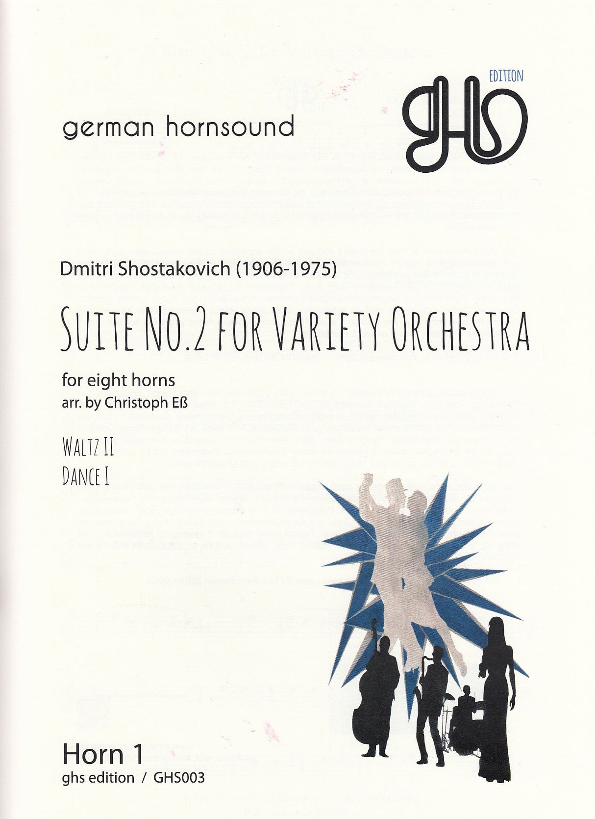 Shostakovich, Suite No. 2 (8Hn) (GHS Edition)