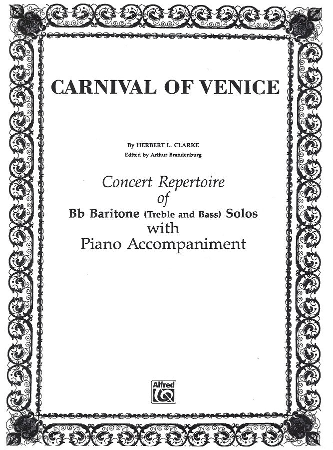 Clarke, Carnival of Venice w. Var. (Warner Bros.)