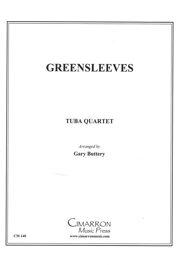 Greensleeves (2Euph,2Tba) (Buttery) (Cimarron Music Press)