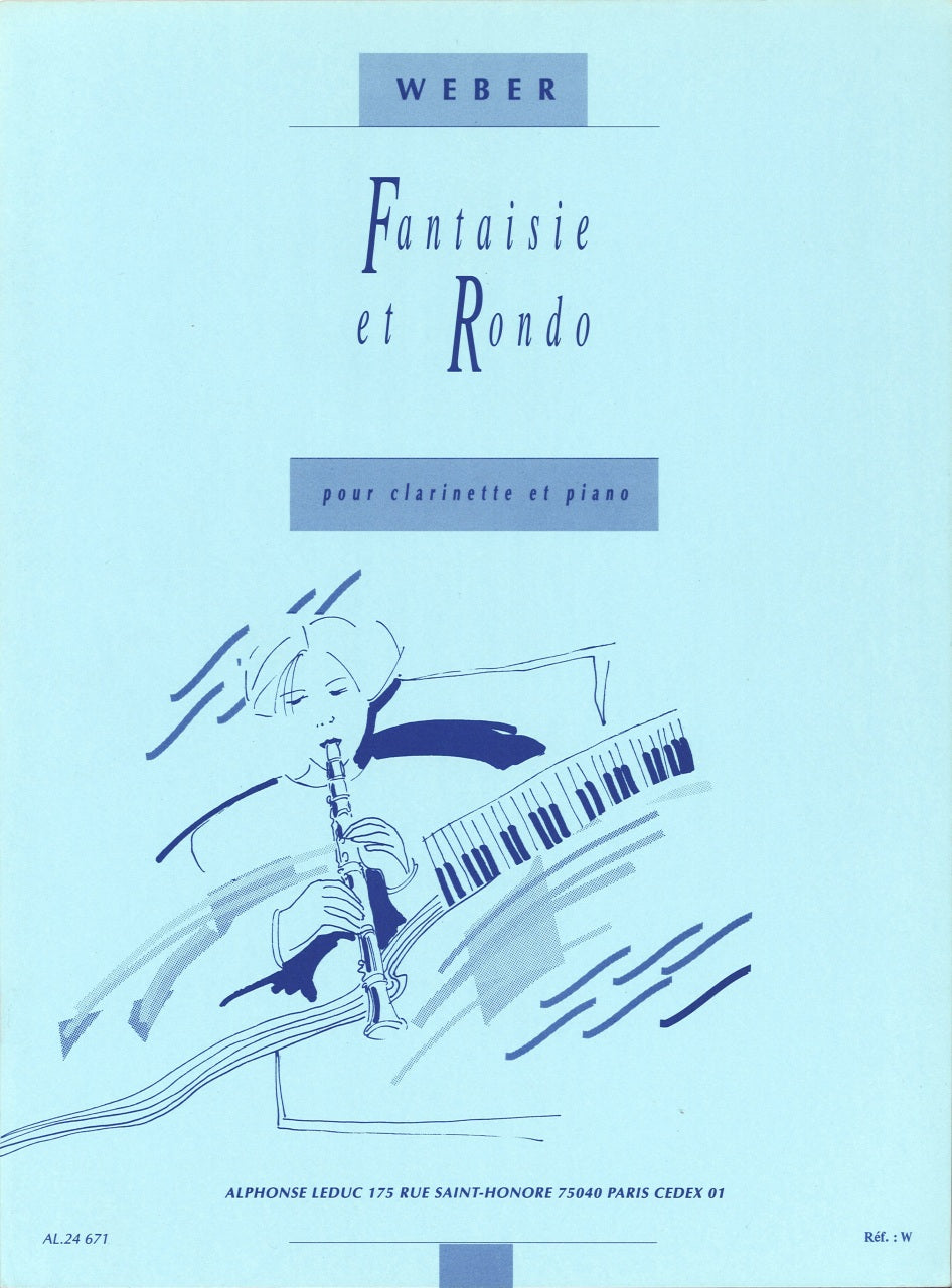 Weber, Fantaisie et Rondo op. 34 (Leduc)