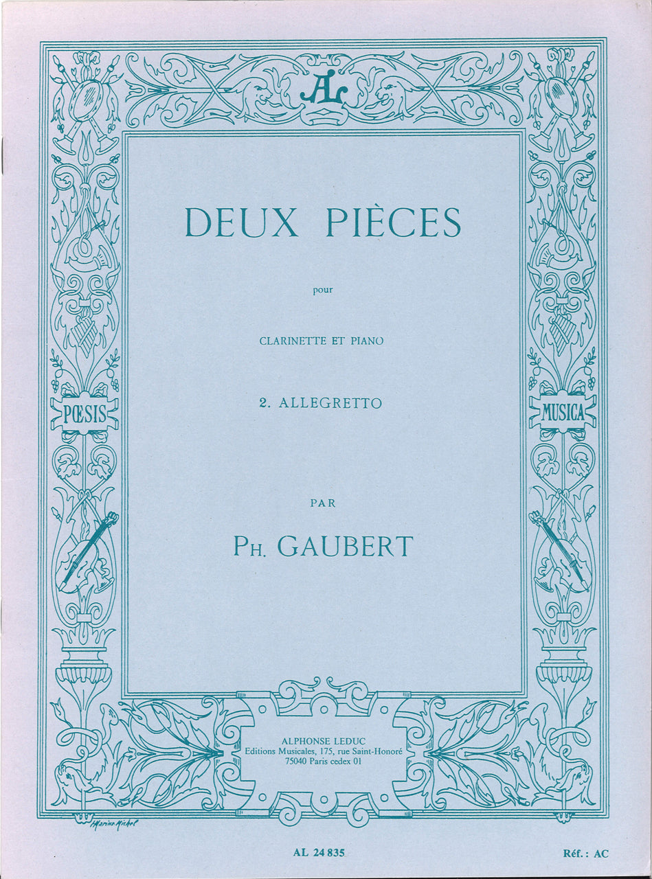 Gaubert, 2 Pieces, 2: Allegretto (Leduc)