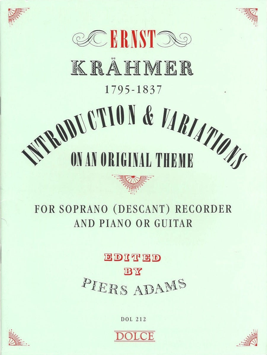 Krahmer, Introduction & Var. op. 32 (Dolce Edition)