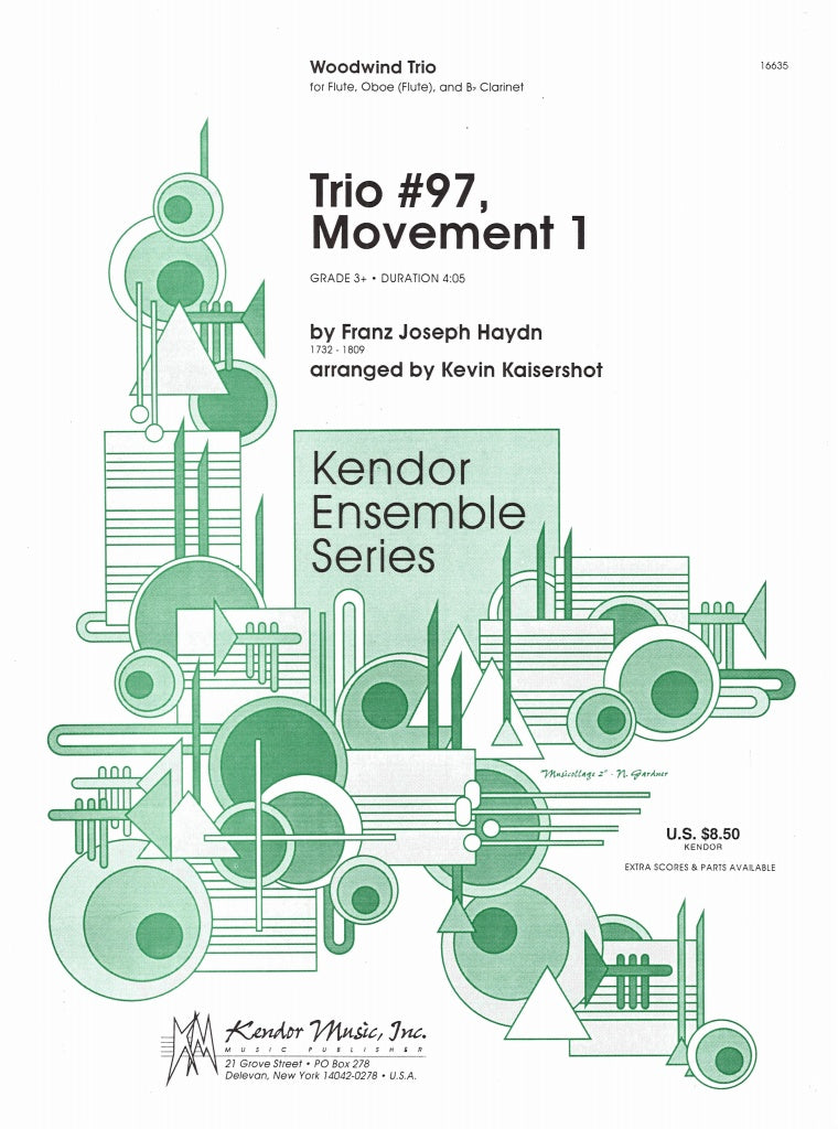 Haydn, Trio No. 97, Movt. 1 (Fl,Ob,Cl) (Kendor)