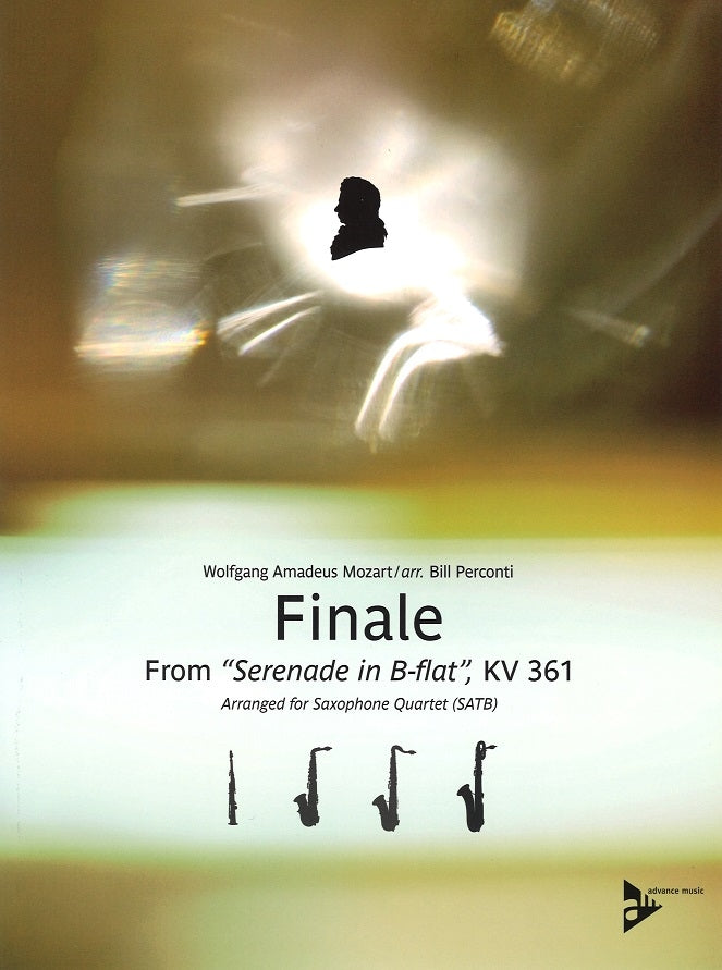 Mozart, Serenade KV 361, FInale (SATBr) (Advance Music)
