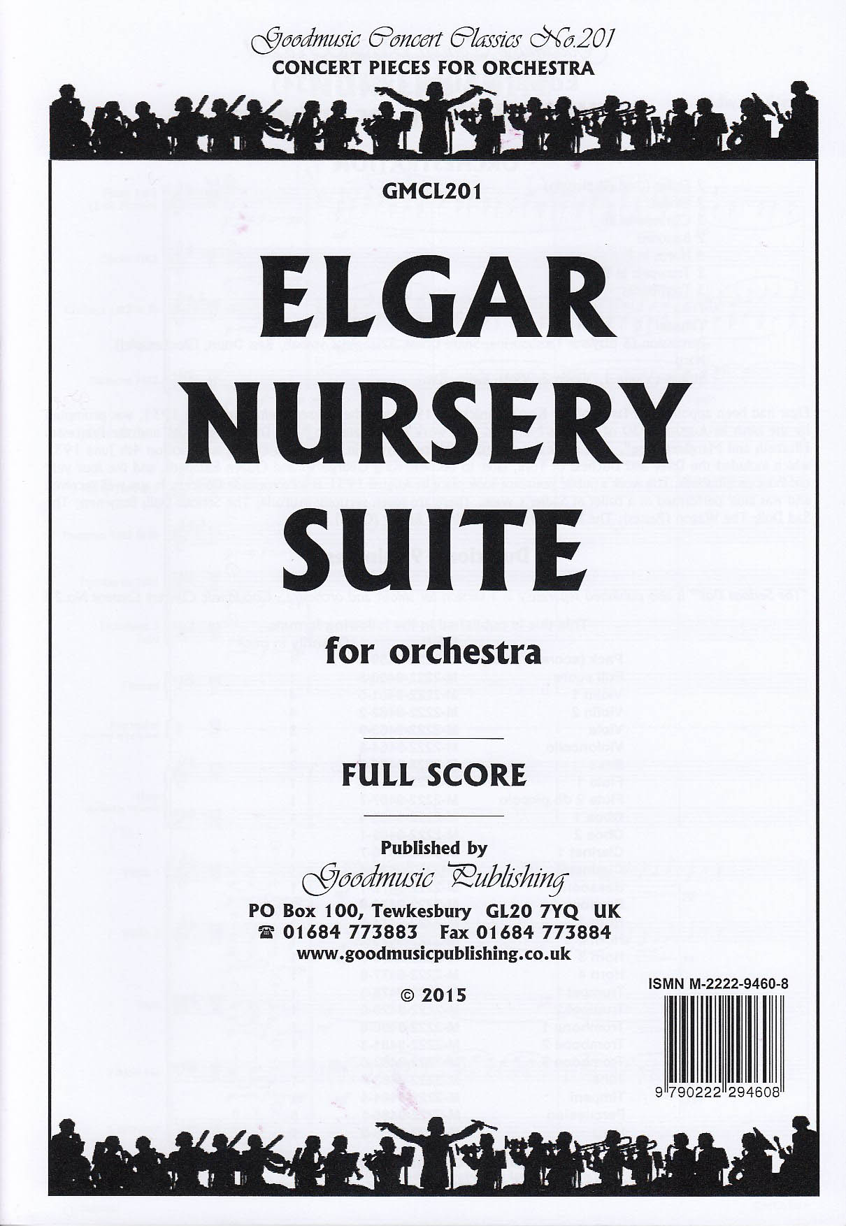Elgar, Nursery Suite (Full Score) (Goodmusic)