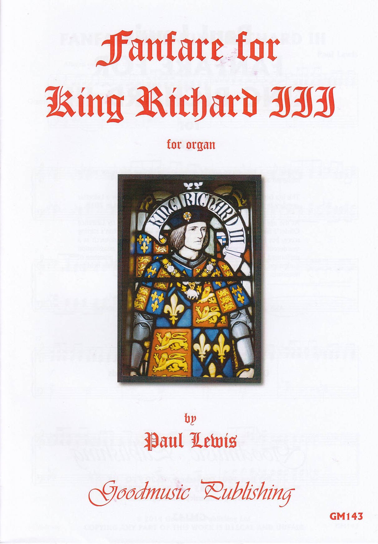 Lewis, Fanfare for King Richard III (Goodmusic Pub.)