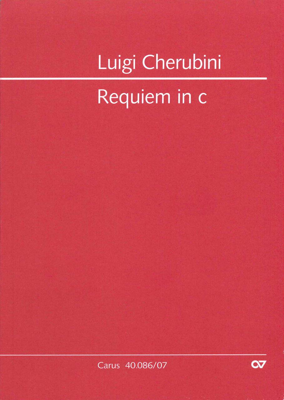 Cherubini, Requiem in c (Study Score) (Carus)