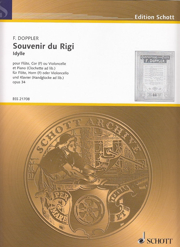 Doppler, Souvenir du Rigi (Fl,Hn/Vc,Pf) (Schott)