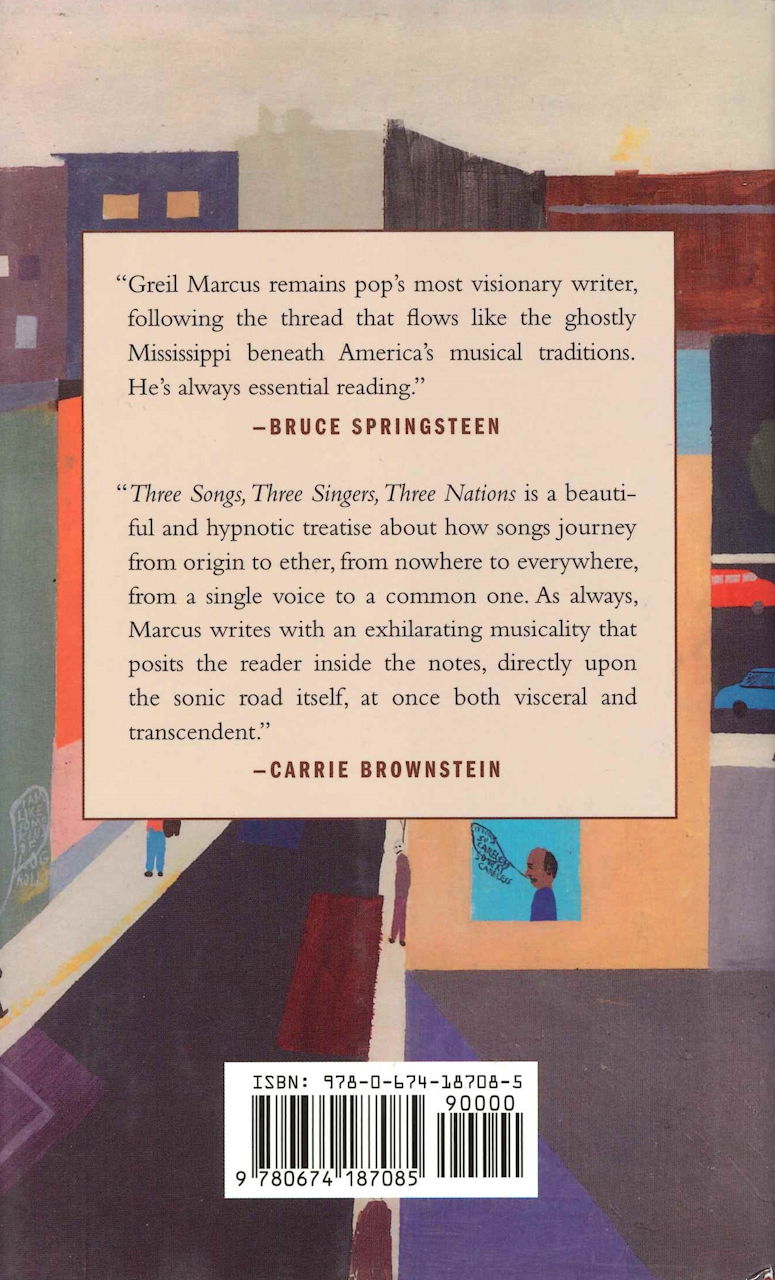 Marcus, Three Songs, Three Singers, (Harvard University Press)