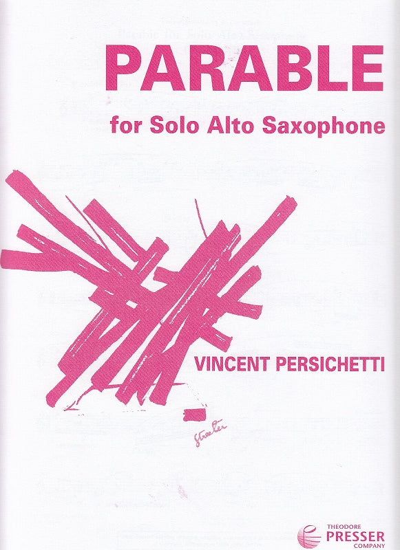 Persichetti, Parables 11 op. 123 (Solo) (Elkan-Vogel)