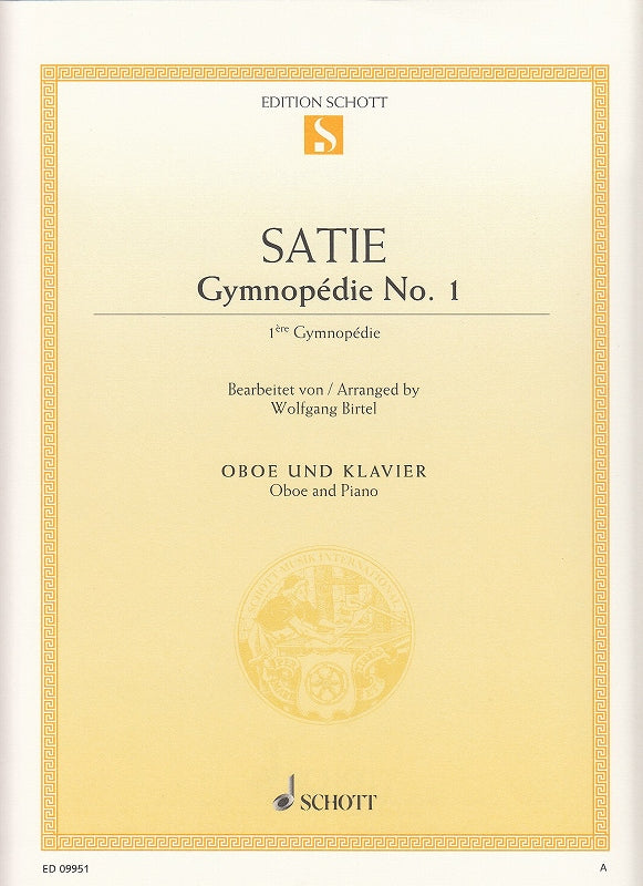 Satie, Gymnopedie No. 1 (Ob,Pf) (Schott)