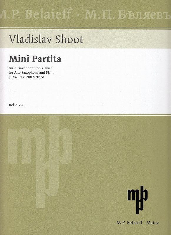 Shoot, Mini Partita (ASax,Pf) (Belaieff)