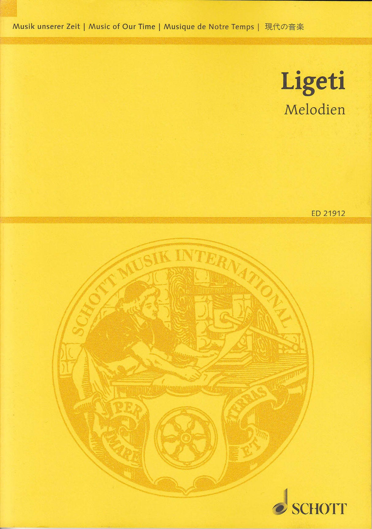 Ligeti, Melodien (1971) (Orch) (Schott)