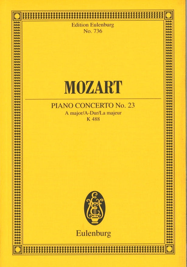 Mozart, Concerto for Piano KV 488 Clarke (Eulenburg)