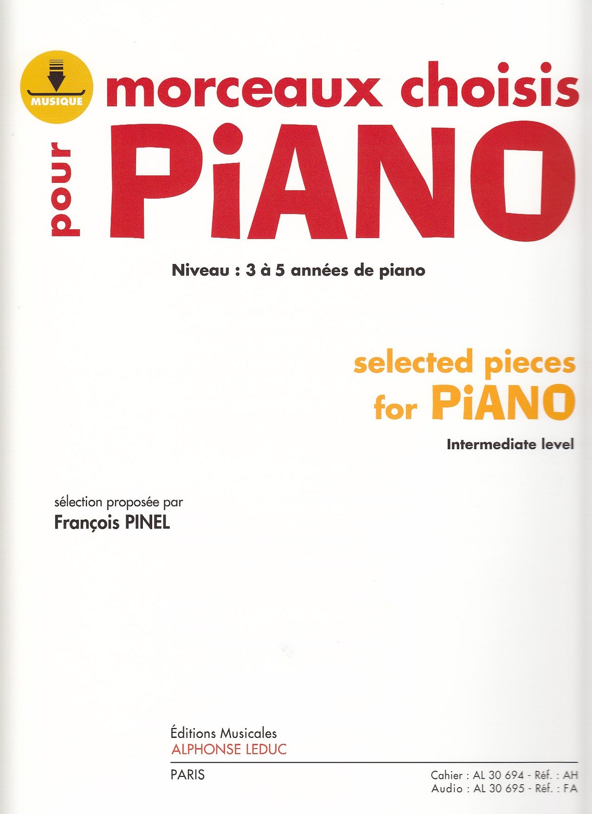 Morceaux choisis pour piano (Leduc)