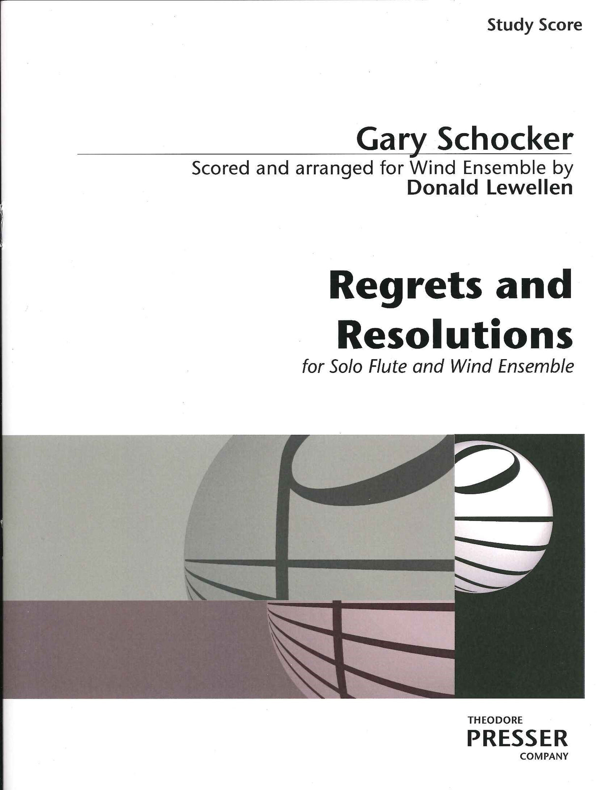 Schocker, Regrets & Resolutions (Score) (Presser)
