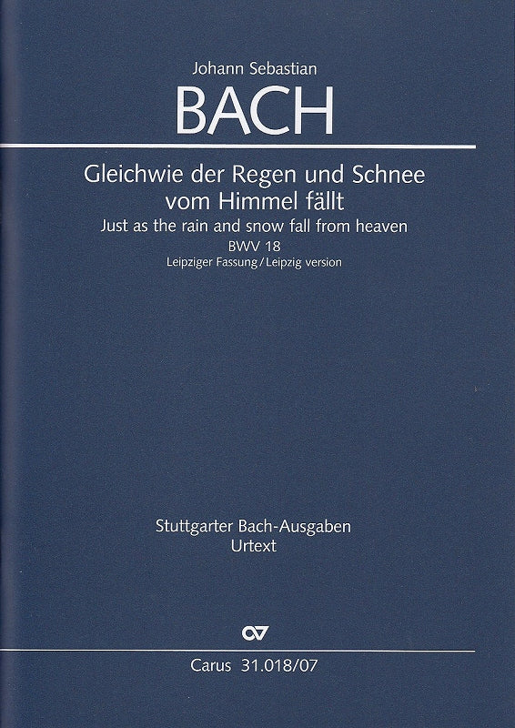 Bach, Cantata No. 18 (Carus)