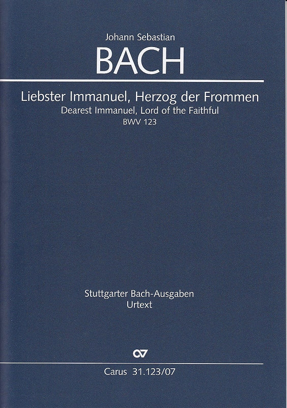 Bach, Cantata No.123 (Carus)