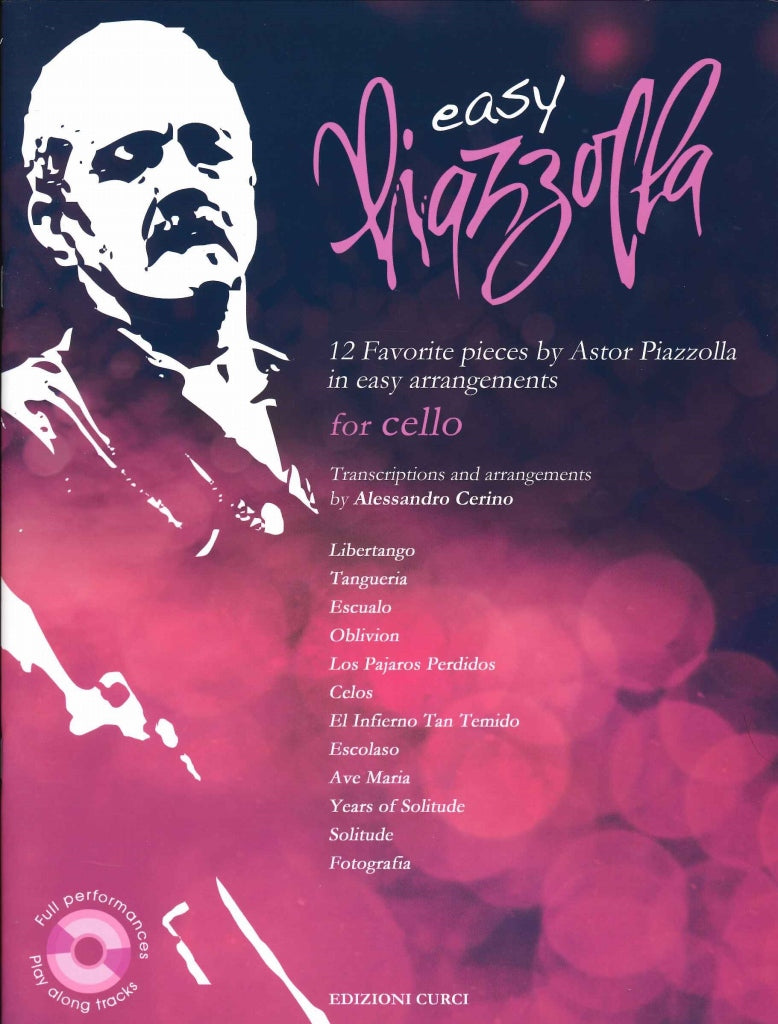 Piazzolla, Easy Piazzolla (Vc part,CD) (Curci)