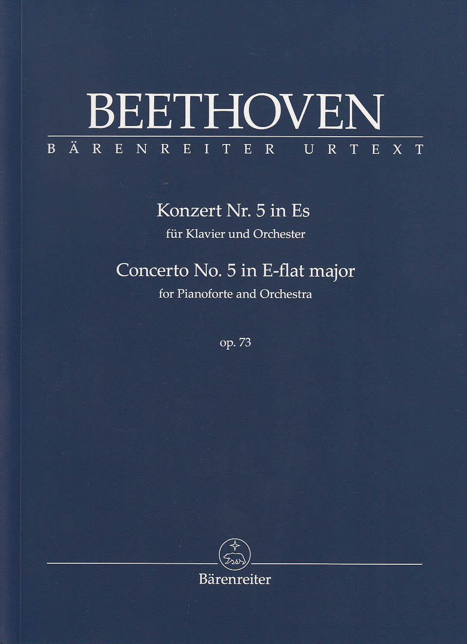 Beethoven, Concerto for Piano No. 5 (Barenreiter)