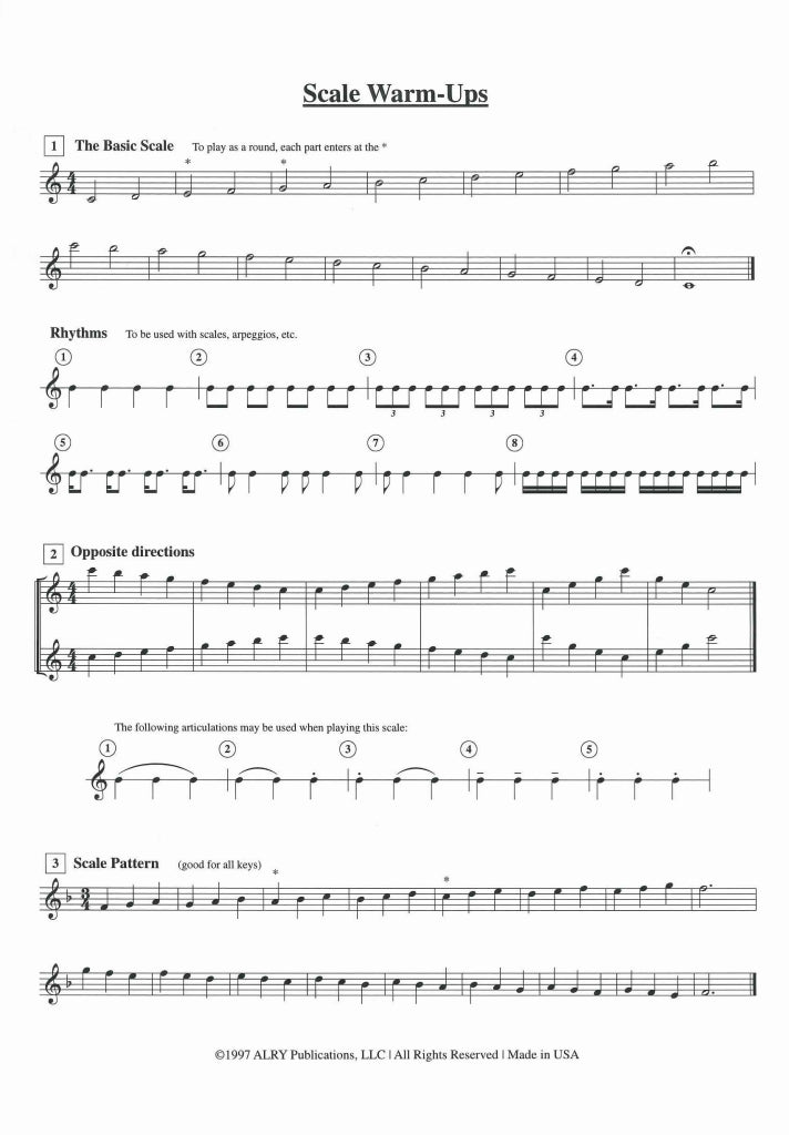 Rice-Young, Flute Choir Warm-Up Book (Alry)