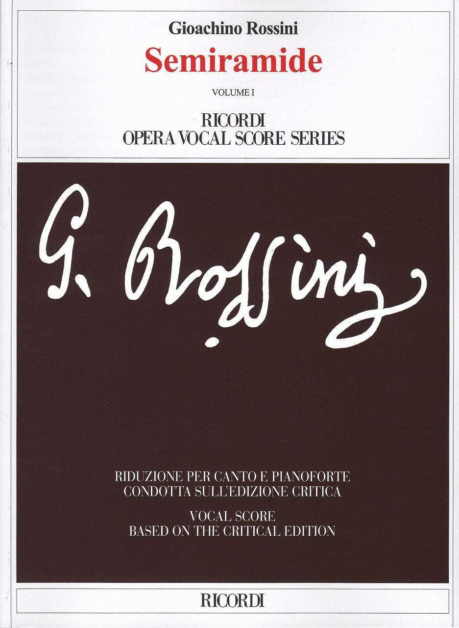 Rossini, Semiramide (Gossett/Zedda) 2v. (Ricordi)