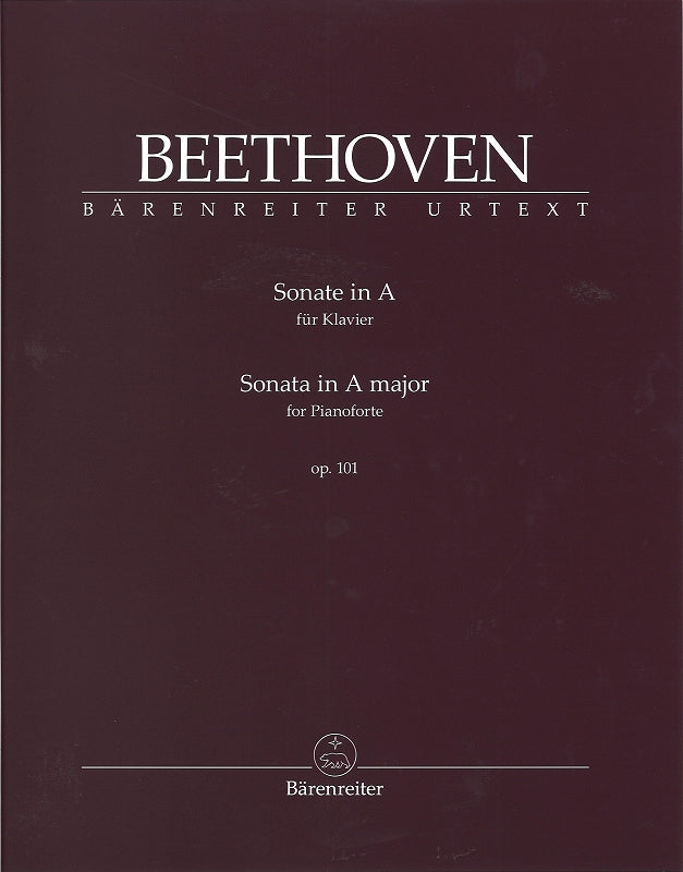 Beethoven, Sonata No.28 in A op. 101 (Barenreiter)