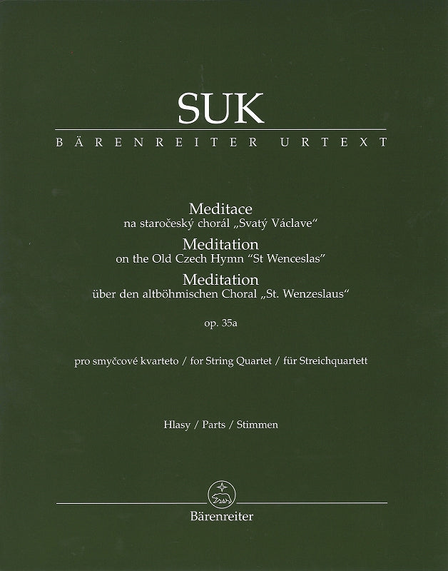 Suk, Meditation op. 35a (Qrt) (Barenreiter)