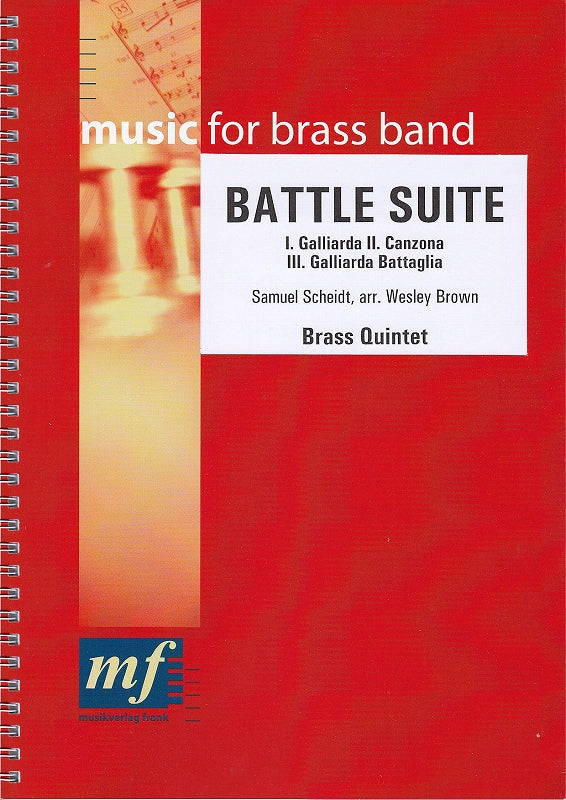 Scheidt, Battle Suite (Qnt) (Brown) (Frank, Musikverlag)
