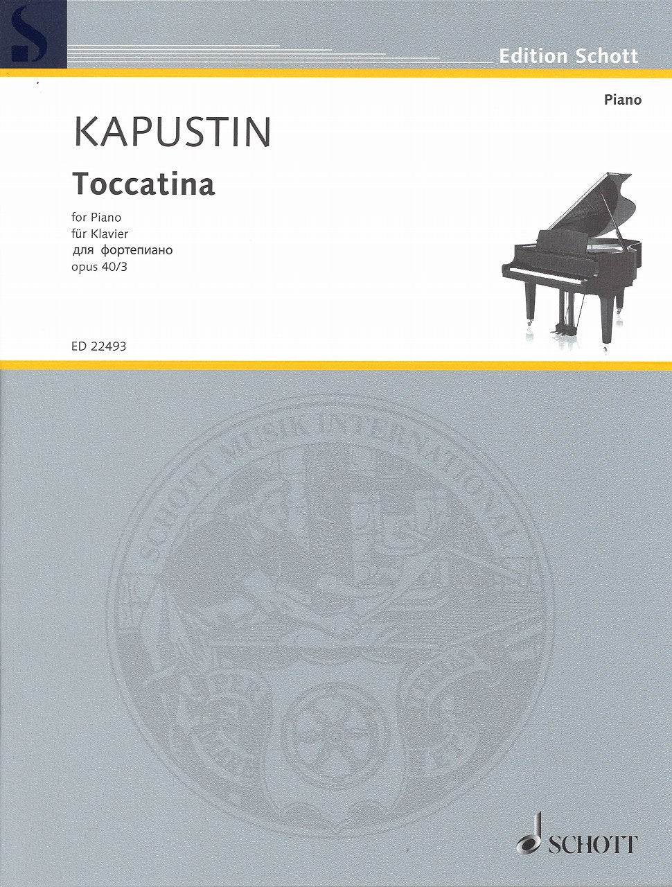 Kapustin, Toccatina op. 40/3 (Schott)